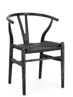 Best Bizzotto SEDIA IN LEGNO NERO - ARTEMIA