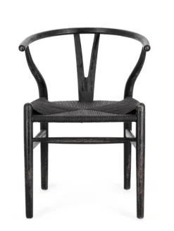 Best Bizzotto SEDIA IN LEGNO NERO - ARTEMIA