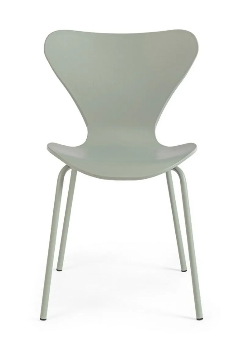 Discount Bizzotto SEDIA IN PLASTICA VERDE - TESSA