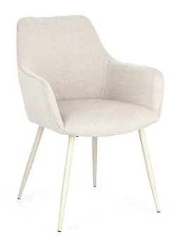 Discount Bizzotto SEDIA IN TESSUTO BEIGE - CORA