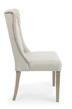 Discount Bizzotto SEDIA IN TESSUTO BEIGE - COLUMBIA