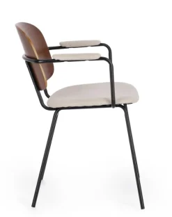 Best Bizzotto SEDIA IN TESSUTO BEIGE - SIENNA