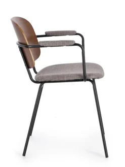 Discount Bizzotto SEDIA IN TESSUTO GRIGIO - SIENNA