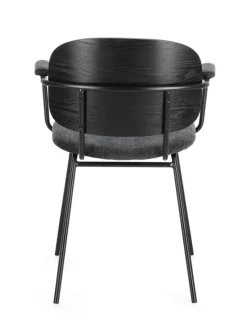 Best Bizzotto SEDIA IN TESSUTO GRIGIO SCURO - SIENNA