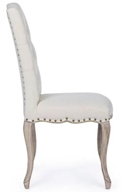 Outlet Bizzotto SEDIA IN TESSUTO NATURALE - DIVA