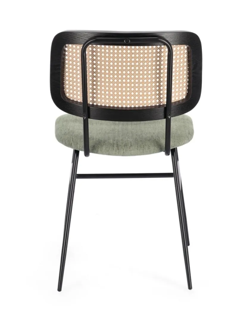 Hot Bizzotto SEDIA IN TESSUTO VERDE - GLENNA