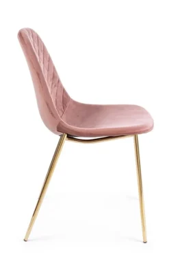 Online Bizzotto SEDIA IN VELLUTO ROSA - TERRY