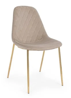 Best Bizzotto SEDIA IN VELLUTO TORTORA - TERRY