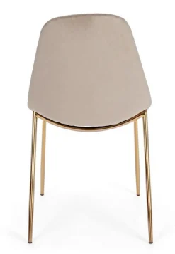 Best Bizzotto SEDIA IN VELLUTO TORTORA - TERRY