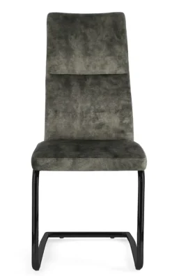 Bizzotto SEDIA IN VELLUTO VERDE - THELMA