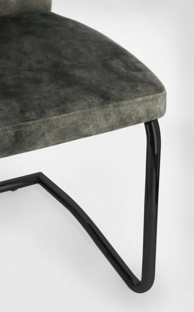 Bizzotto SEDIA IN VELLUTO VERDE - THELMA