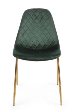 Bizzotto SEDIA IN VELLUTO VERDE - TERRY