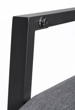 Bizzotto SEDIA RECLINABILE IN ALLUMINIO ANTRACITE JX55 - ETHAN