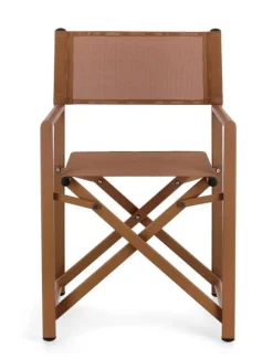 Best Bizzotto SEDIA REGISTA IN ALLUMINIO PECAN - TAYLOR