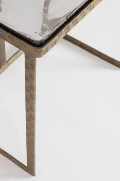 Best Bizzotto SET 2 TAVOLINI FINITURA OTTONE - ZAYLA