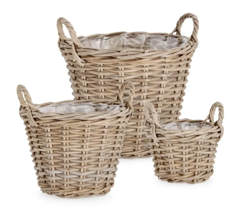 Clearance Bizzotto SET3 CESTA 2M RANDY SVAS GRIGIO