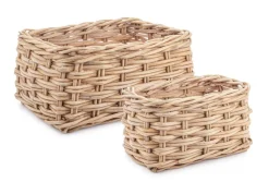 Outlet Bizzotto SET2 CESTA MALANG NATURALE