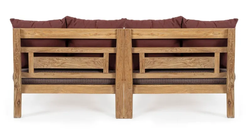 Clearance Bizzotto SET2 LOUNGE C-C BALI WINE - FSC