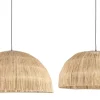Sale Bizzotto SET2 PARALUME LAMPADARIO BAGAN NATURALE