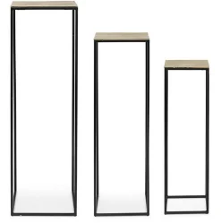 Clearance Bizzotto SET3 PORTA PIANTA IN ALLUMINIO - AMIRA