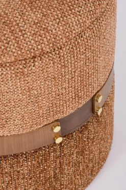 Clearance Bizzotto SET2 POUF CONTENITORE TANYA GINGER