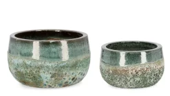 Best Bizzotto SET2 P.VASO DUYEN CIOTOLA VERDE GIADA