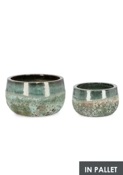 Best Bizzotto SET2 P.VASO DUYEN CIOTOLA VERDE GIADA