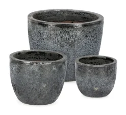 Hot Bizzotto SET3 P.VASO DUYEN SVAS ANTRACITE