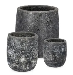 Bizzotto SET3 P.VASO DUYEN TO ANTRACITE
