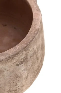 Discount Bizzotto SET3 P.VASO MINH TONDO TERRACOTTA BRUNIT