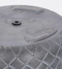 Sale Bizzotto SET2 P.VASO RHOMBUS BOMB BASSO ANTRACITE