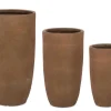 Clearance Bizzotto SET3 P.VASO RIGO TO RUSTY ALTO