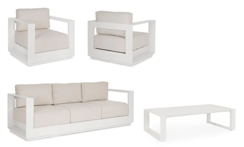 New Bizzotto SET4 SALOTTO C-C MOSES VAPOR YK15