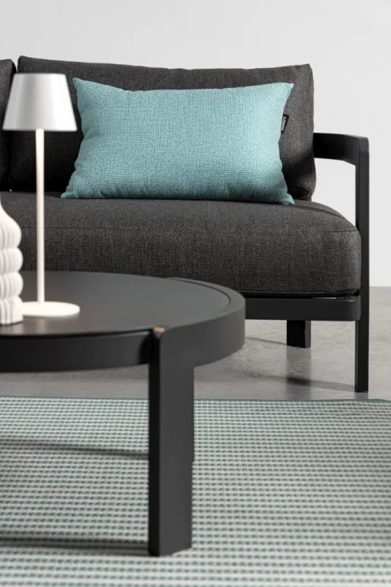 Best Bizzotto SET4 SALOTTO IN CORDA PER ESTERNO ANTRACITE WG21 - PRESLEY