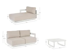 Best Bizzotto SET SALOTTO LOUNGE C-C MARIEL VAPOR YK15