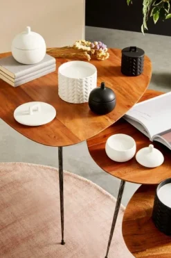 Bizzotto SET3 TAVOLINI IN LEGNO - BOSCAGE