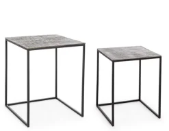 Online Bizzotto SET2 TAVOLINI IN METALLO - TAHIR