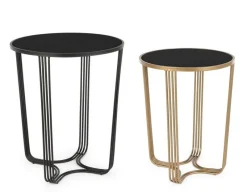 Best Bizzotto SET2 TAVOLINI IN METALLO - AFEF