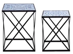 Hot Bizzotto SET2 TAVOLINI IN METALLO - NEAPOLIS