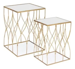 Best Bizzotto SET2 TAVOLINI IN METALLO J18 - ELENOR