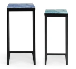 Clearance Bizzotto SET2 TAVOLINI IN METALLO K02 - REEF