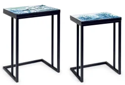 Outlet Bizzotto SET2 TAVOLINI IN METALLO K03 - REEF