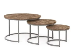 Clearance Bizzotto SET3 TAVOLINO - NARVIK