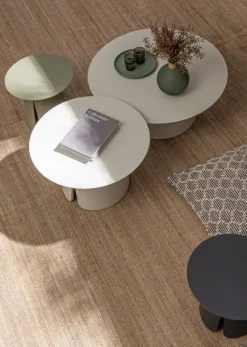 Outlet Bizzotto SET2 TAVOLINO BRYAN D70+90 ANTR JX55