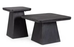 Discount Bizzotto SET2 TAVOLINO FUJI QUADRATO