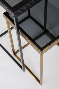 Outlet Bizzotto SET2 TAVOLINO YAMIR QU