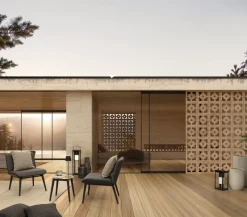 Clearance Bizzotto SET3 VASO BRUSH TO ALTO BEIGE