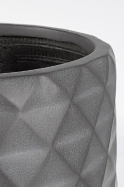 Clearance Bizzotto SET3 VASO PYRAMID BOMB ANTRACITE