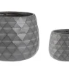 Online Bizzotto SET2 VASO PYRAMID CIOTOLA ANTRACITE