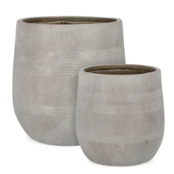 Hot Bizzotto SET2 VASO RIGO BOMB BEIGE ALTO